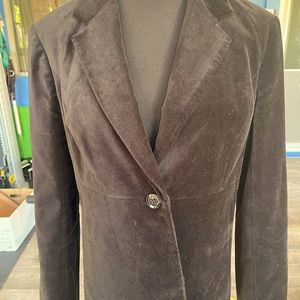 The Limited Black Velvet Blazer